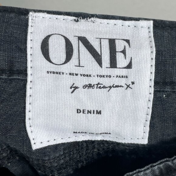 NEW One Teaspoon Womens 25 Luxe Harem Pants Drop Crotch Tapered Leg Drawstring - Picture 5 of 12